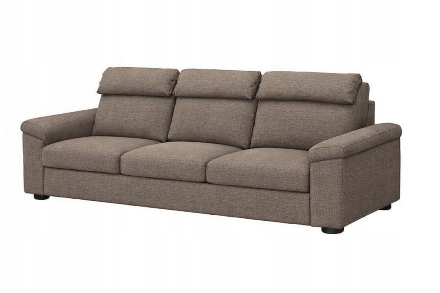 Ikea Lidhult Pokrytie 3-miestnej nerozkladacej pohovky, Lejde hnedá/béžová