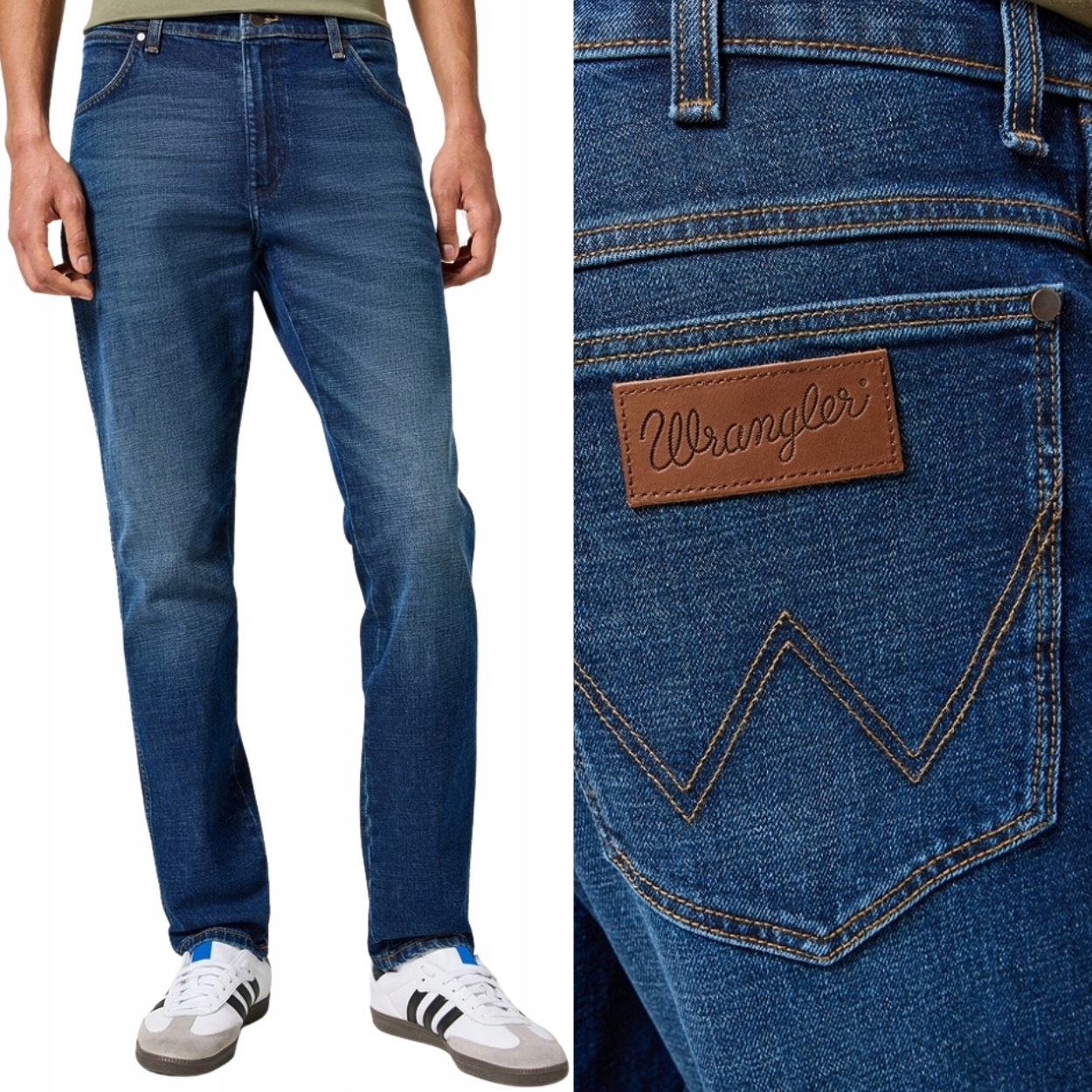 Wrangler River regular tapered Black Hole tmavé džínové kalhoty W32 L30