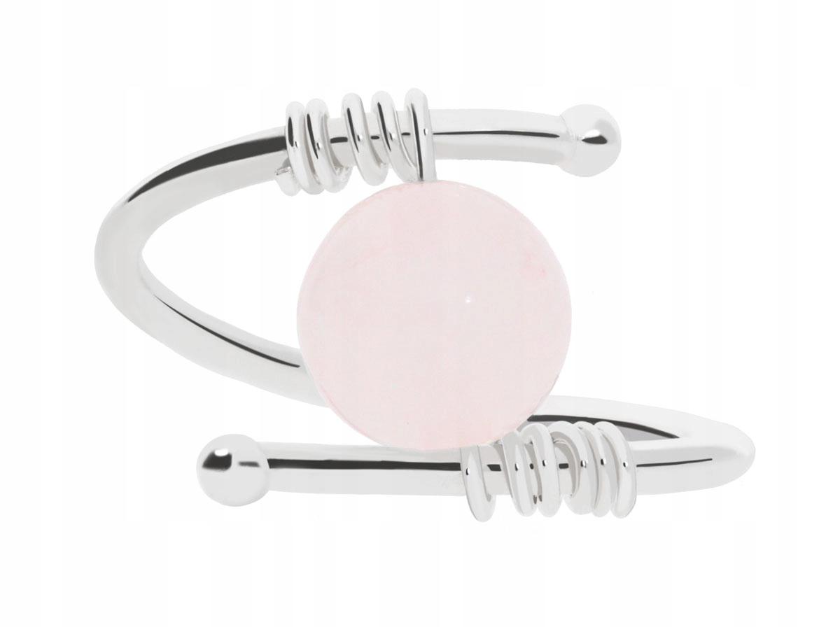 

Srebrny pierścionek różowy kwarc rozmiar 14 / 54