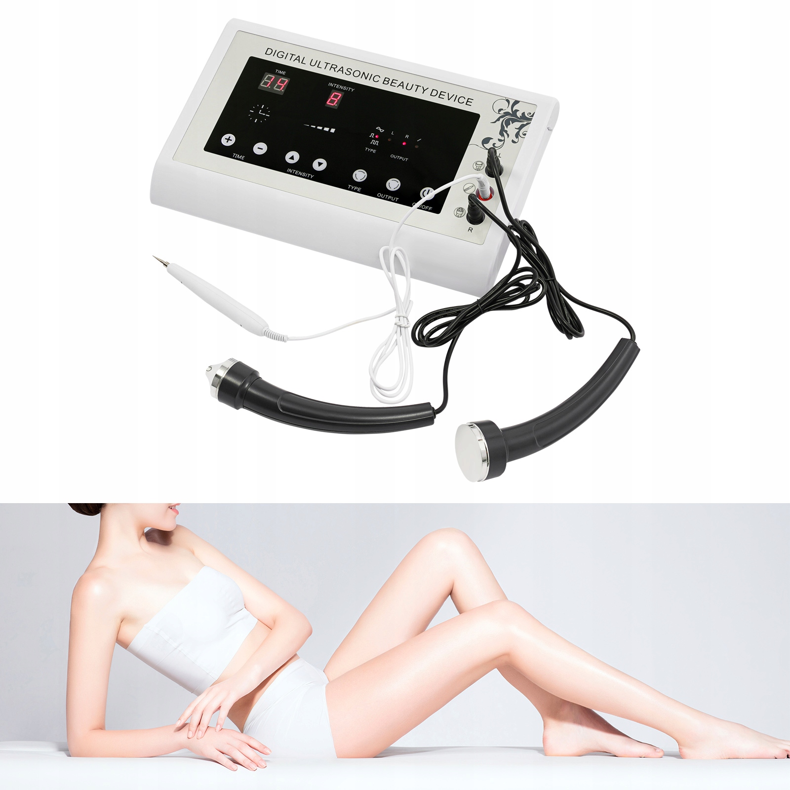 CS-638A wielofunkcyjny dovozce kosmetyki ultradźwiękowej z długopisem 220v