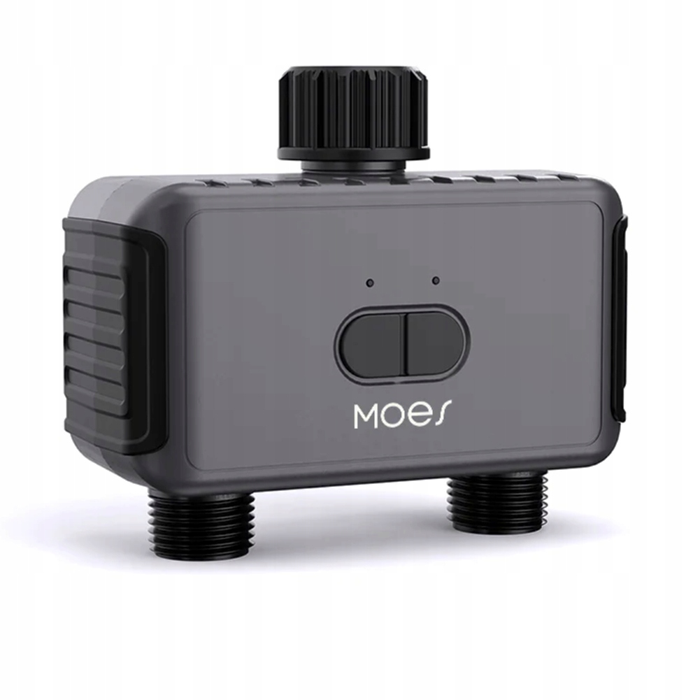 Moes Inteligentní dvojitý Bluetooth zavlažovací ventil s časovačem Tuya IP55 3/4"
