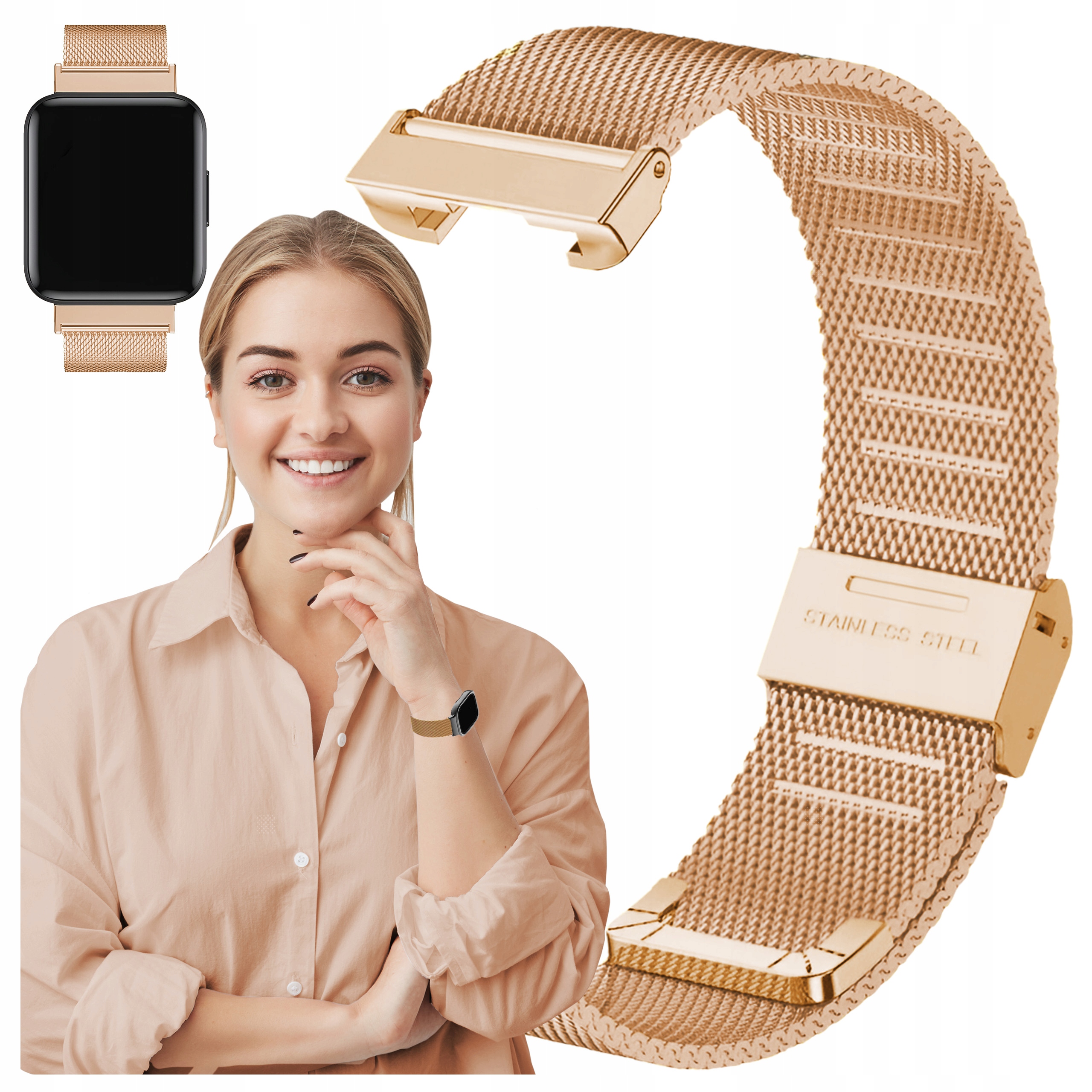 Pasek do Xiaomi Redmi Watch 2 Lite opaska do zegarka smartwatch metalowa