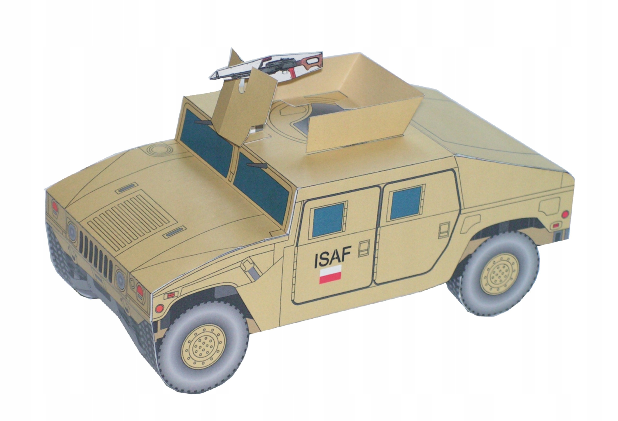 

Model dla dzieci Humvee Afganistan_Extra Model