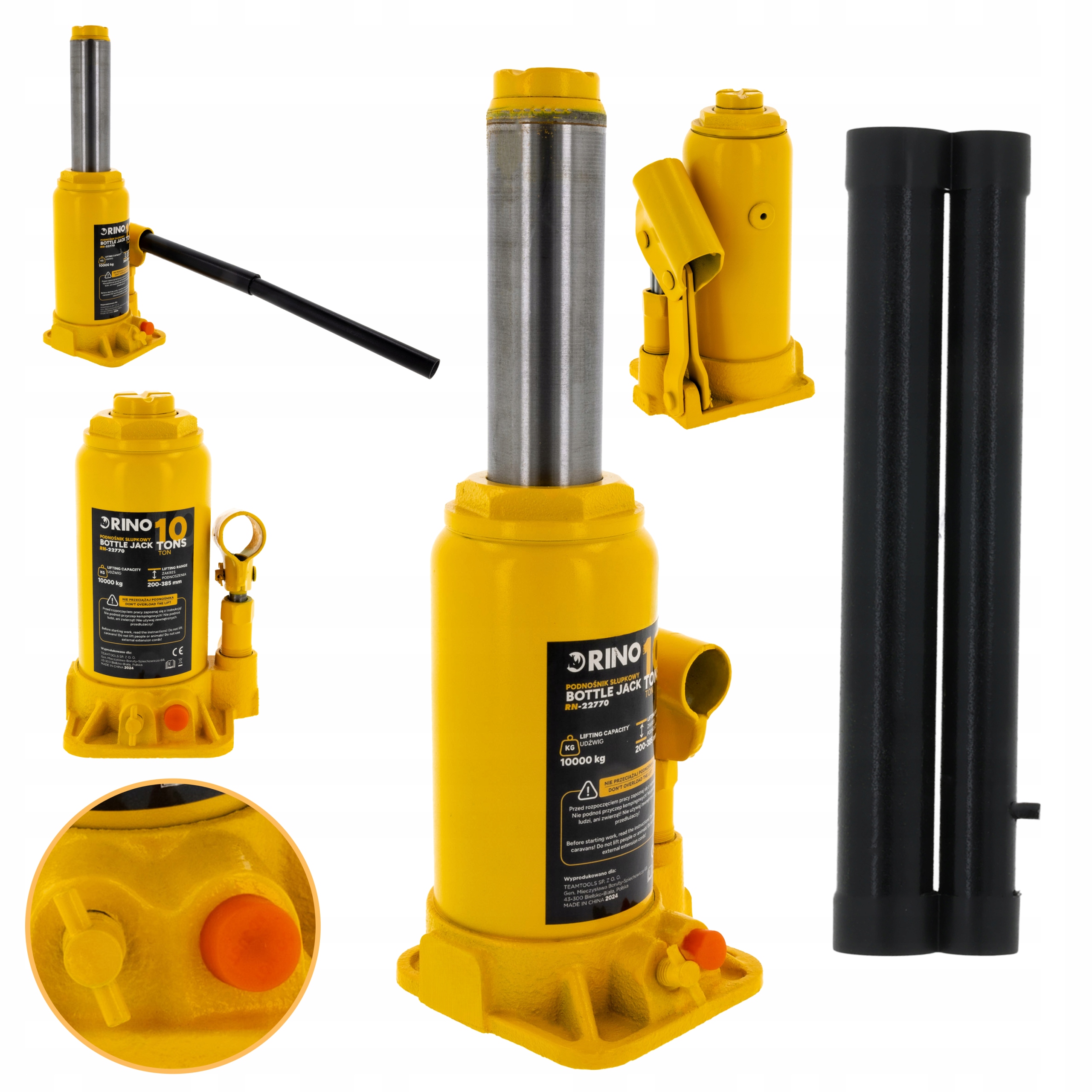 Hever Rino Lahvový Automobilový Levák 10 Tun