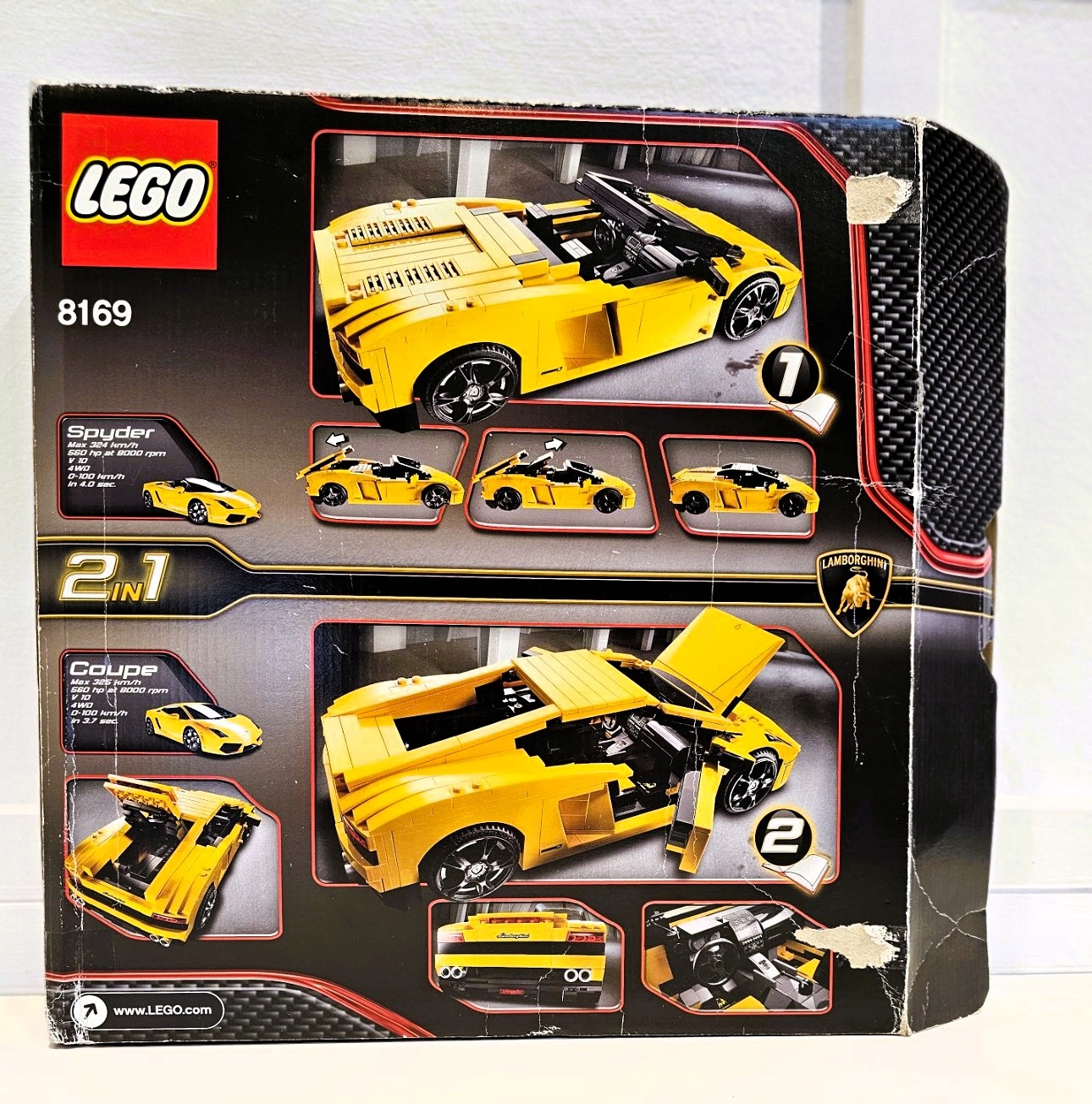 LEGO Racers 8169 Lamborghini Gallardo LP 560-4 Wiek dziecka 6 lat +