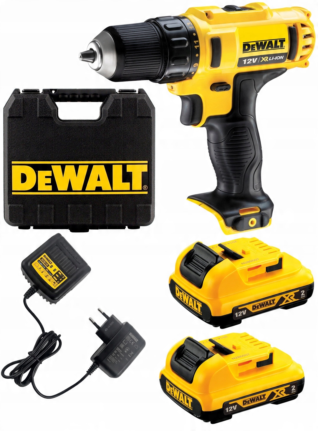 

DeWalt DCD710D2 wkrętarka 10,8V 2aku 2,0Ah kufer