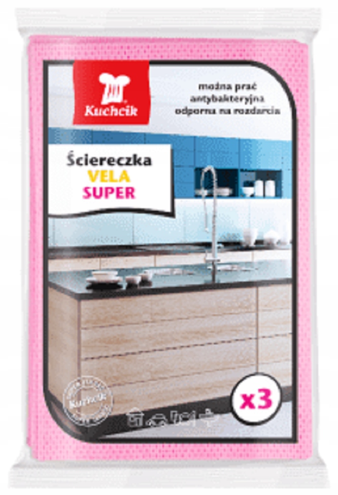 

Kuchcik Ściereczka Antybakteryjna 3 Sztuki