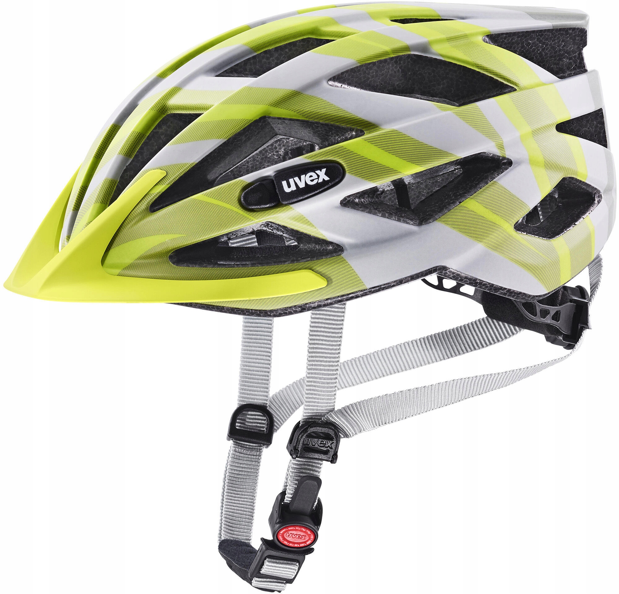 Kask rowerowy Uvex Air Wing CC Grey-Lime Matt r. 56-60