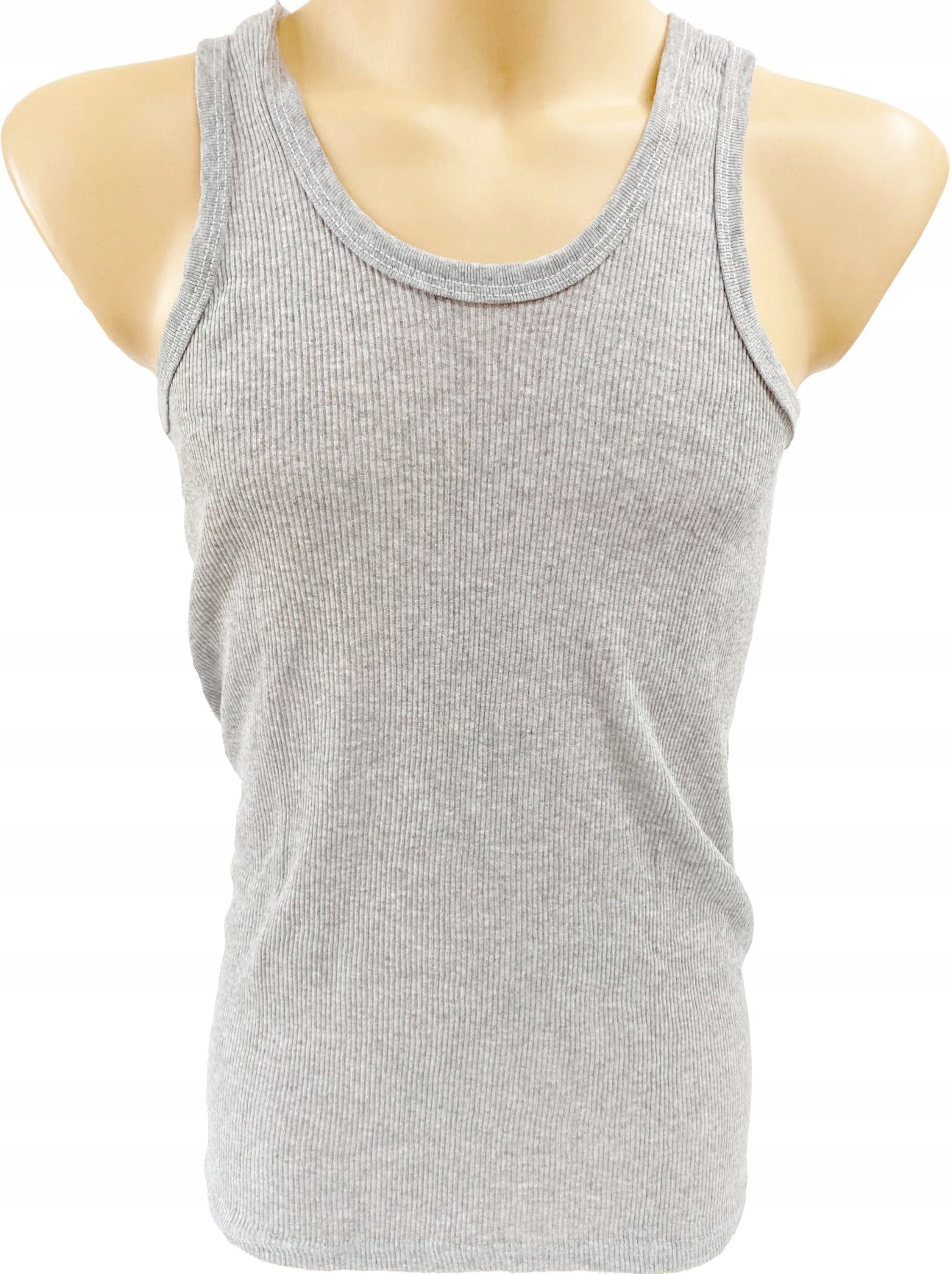 PODKOSZULEK T-SHIRT MĘSKI SZARY szt2 BAWEŁNA r2XL