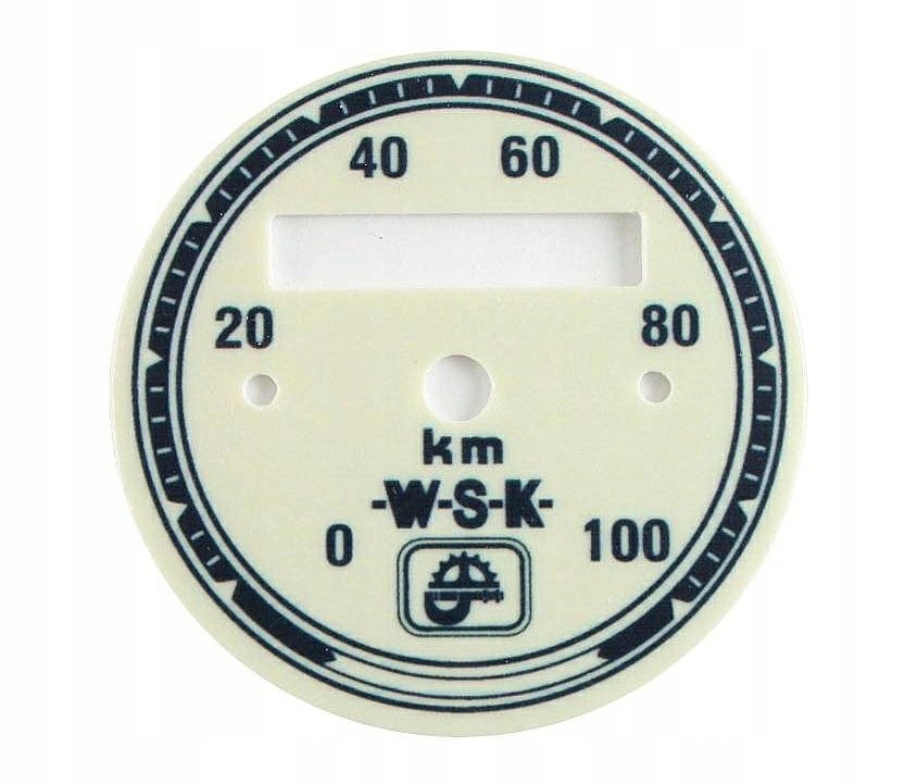 

Tarcza licznika Wsk cyferblat Kremowy do 100 km h