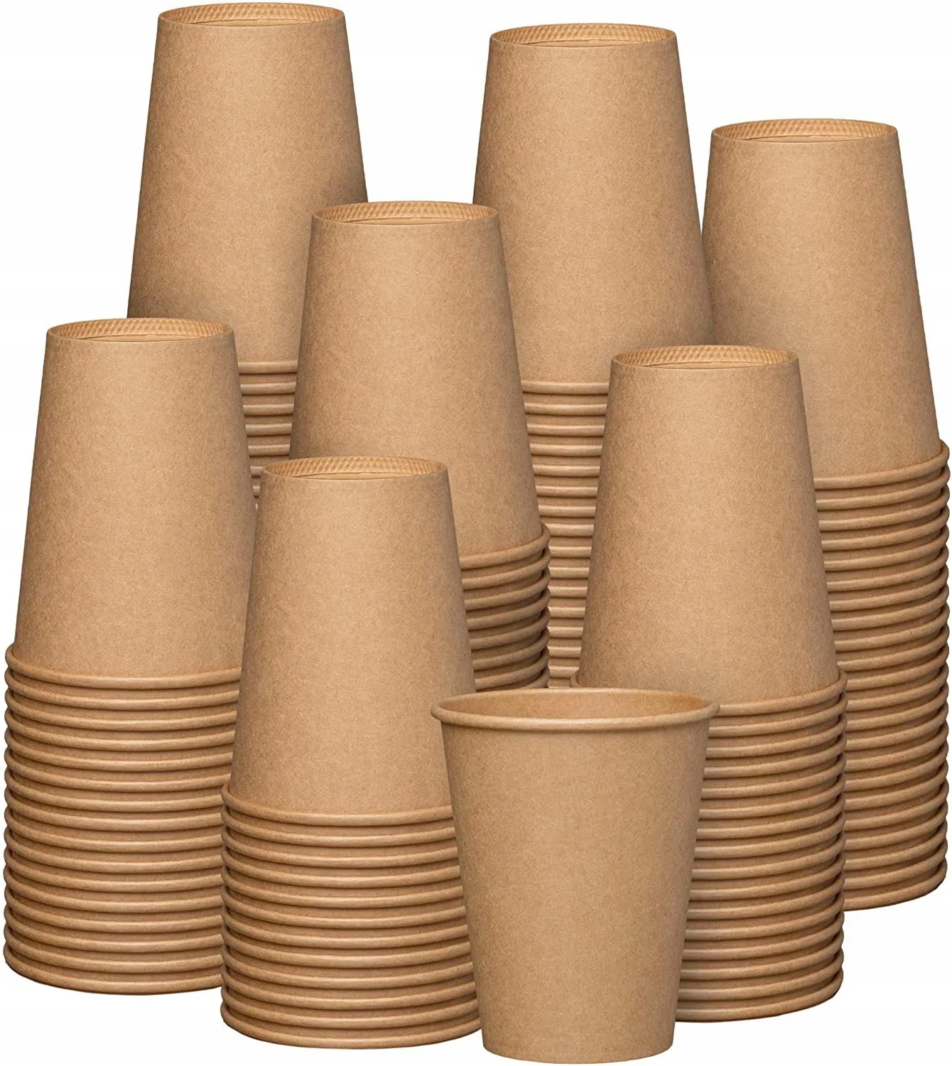 

Jednorazowe kubki papierowe do kawy 300ml 50 kraft