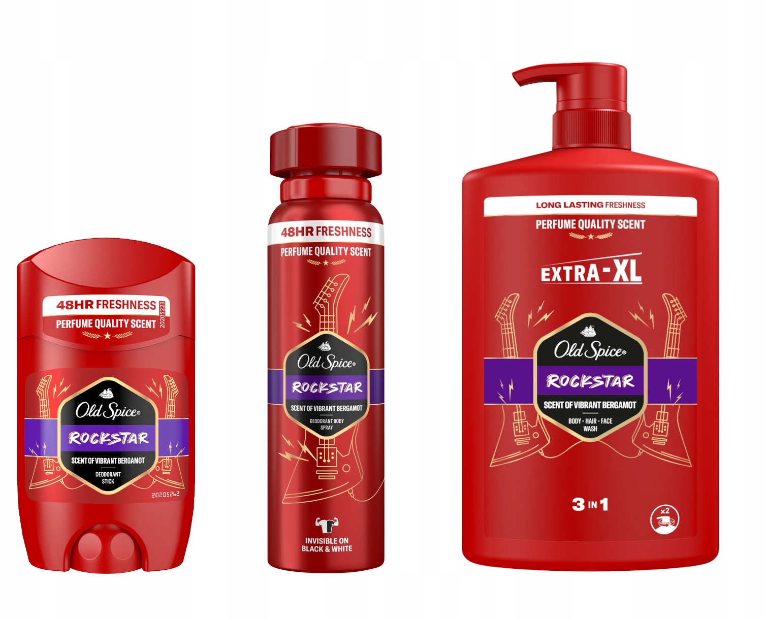 Rockstar Tomorrowland — zestaw: sztyft, spray i żel