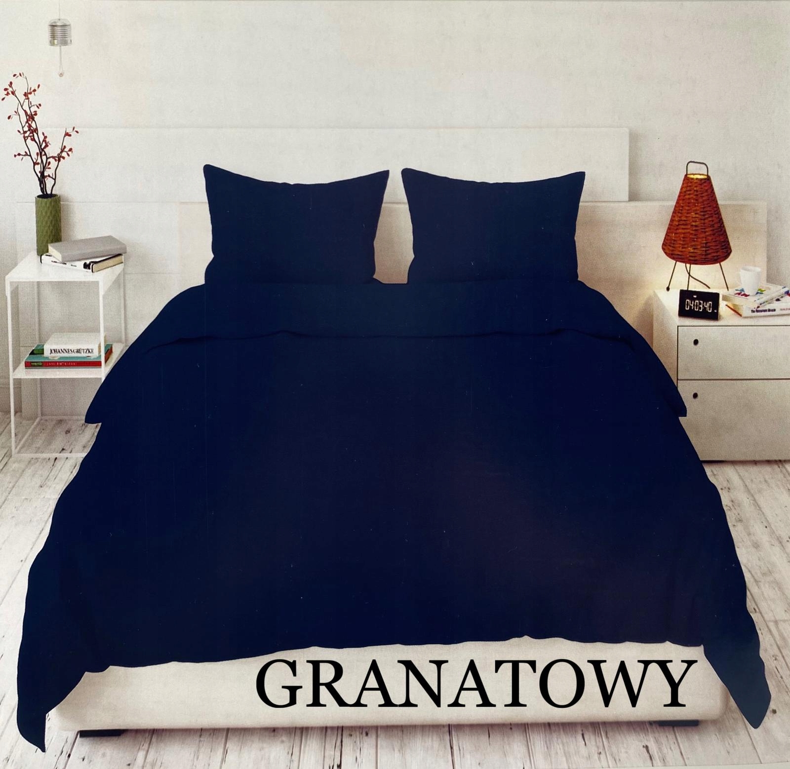 KOMPLET POŚCIELI 200X220 trzyczęściowy jednolity RÓŻNE KOLORY Wymiary kołdry 200x220cm