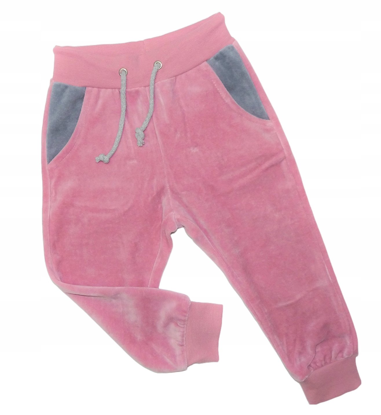 WELUROWY dres dla DZIEWCZYNKI z kotkiem REVAJ 110 RÓŻOWY PL Rękaw długi rękaw