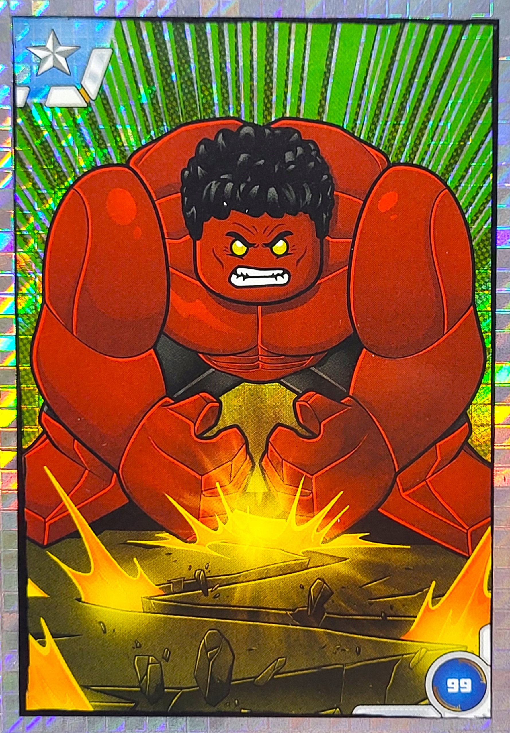 Lego Marvel Avengers Karta Odblaskowa Seria 1 nr 099