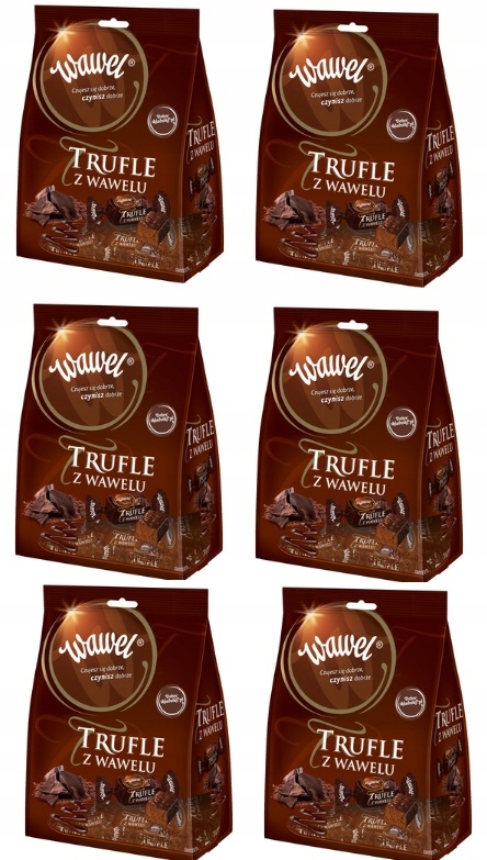 6x 245g Wawel Trufle z Wawelu Cukierki Pół Kartonu