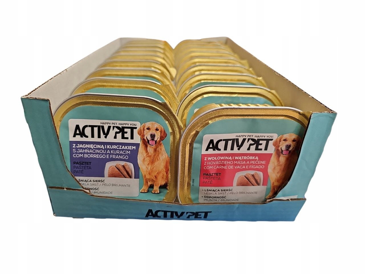 Levně Krmivo pro psy Paštika MIX Chutí 18x300g Activ Pet