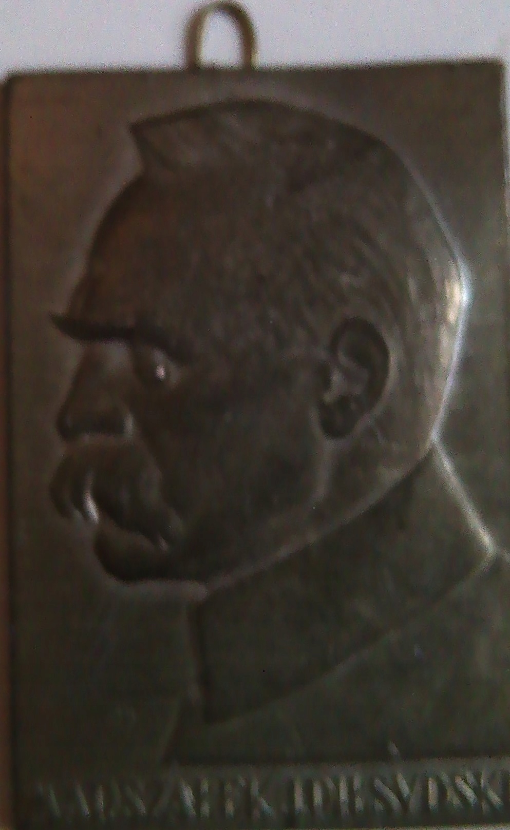 plakietka MARSZAŁEK PIŁSUDSKI