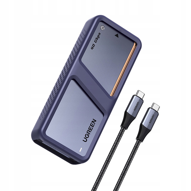 Obudowa na dysk Ssd M.2 NVMe Ugreen D703, USB4 (szara)