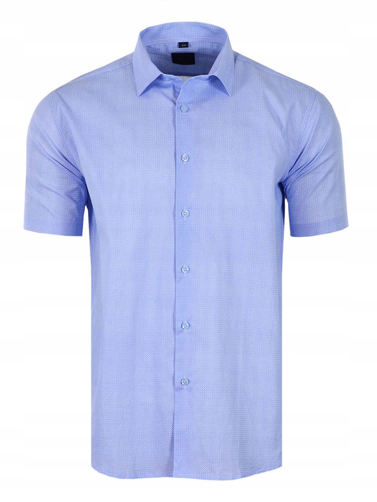 45/46 Koszula Niebieska Krótki Rękaw