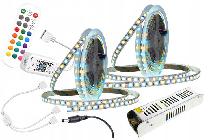 

Zestaw Taśma listwa Led Rgbw 10m WiFi Ios Android
