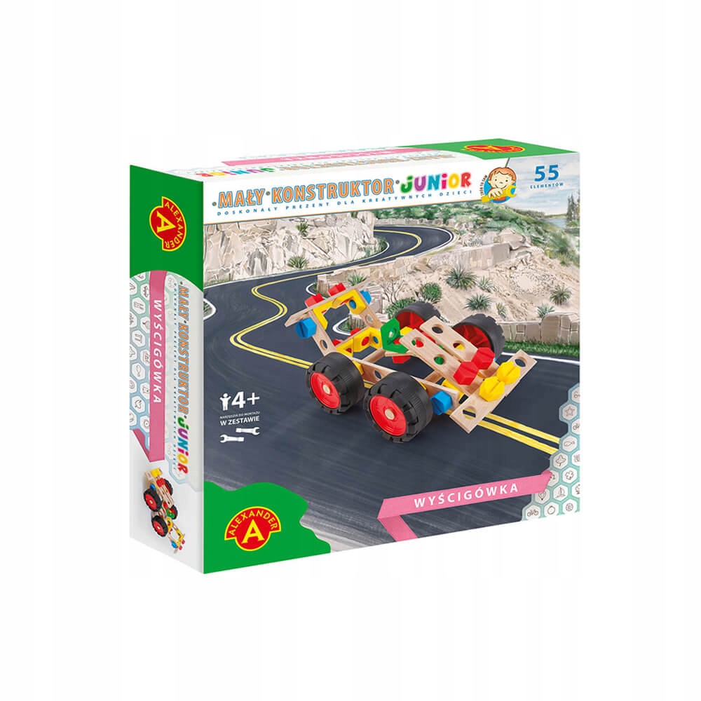 

Pojazd konstruktor Wyścigówka do skręcania 55el