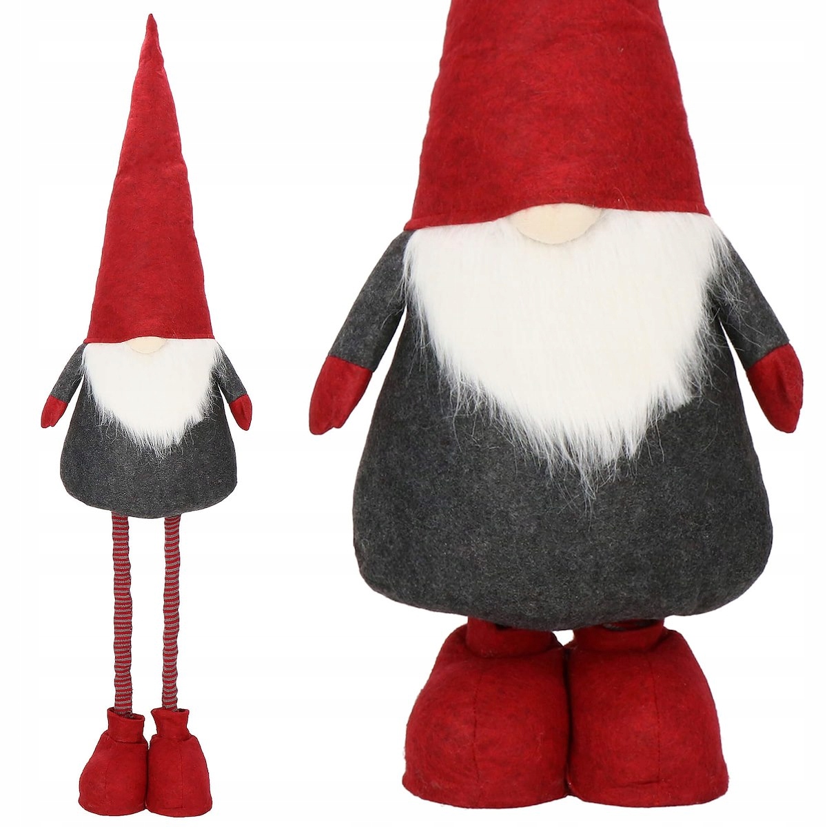 DUŻY GNOM XXL KRASNAL SKRZAT PREZENT ŚWIĘTA 160cm Marka Springos