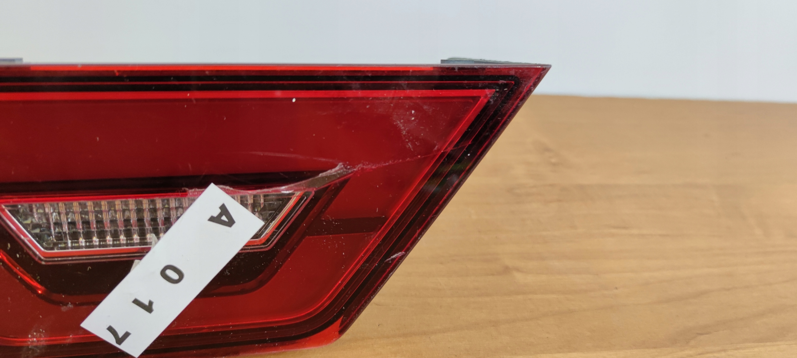 JAGUAR E-PACE left light to the bonnet rear part damaged