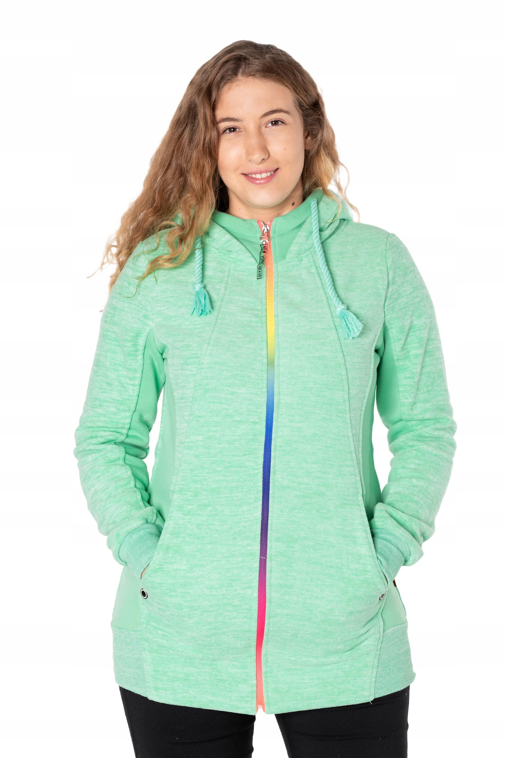 

Ciepła Długa Bluza Polarowa Polar Damski 409-4 XL