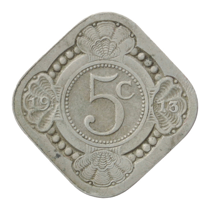 [M17031] Holandia 5 cent 1913