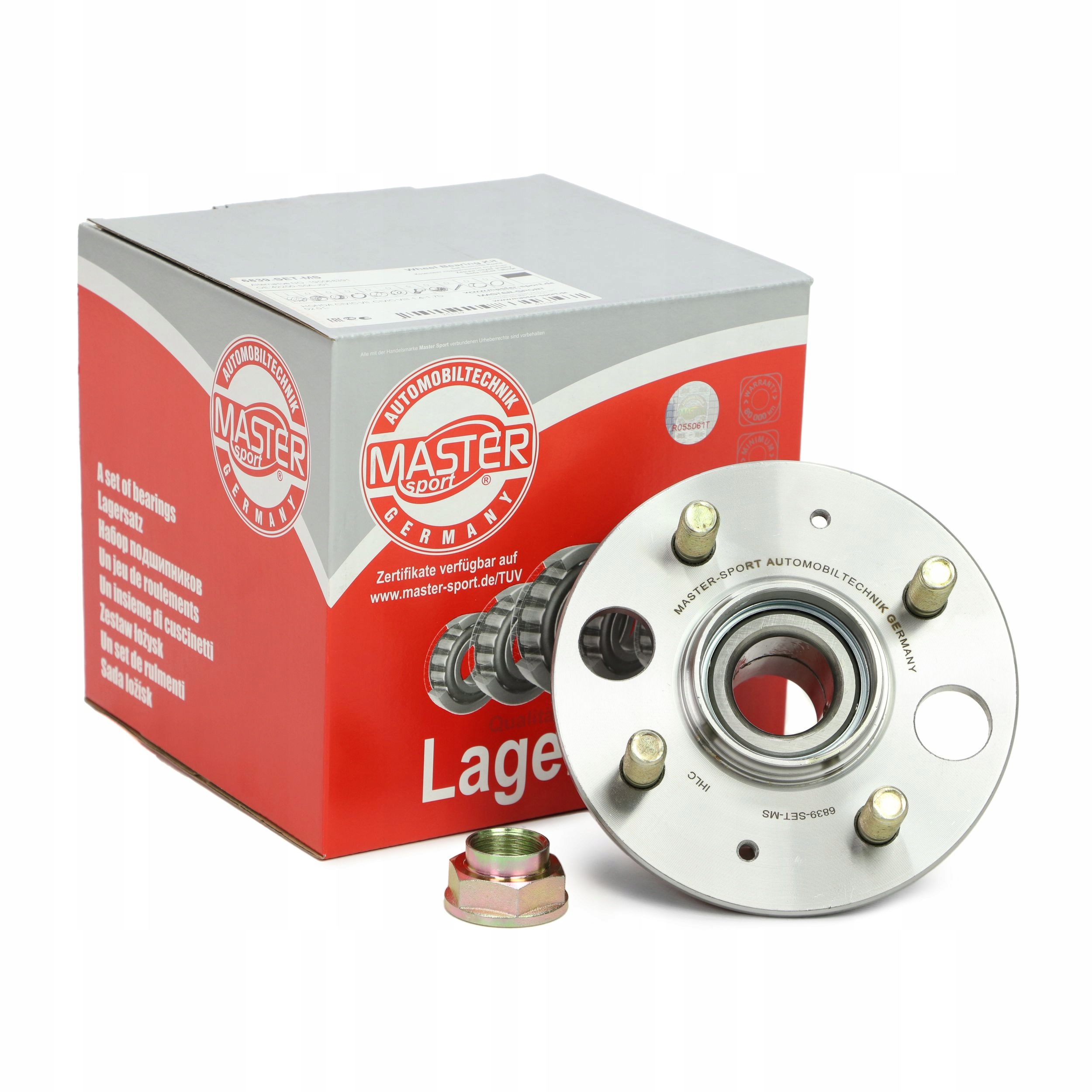 6839-SET-MS - Подшипник ступицы колеса l / p задний HONDA CIVIC VII / VIII