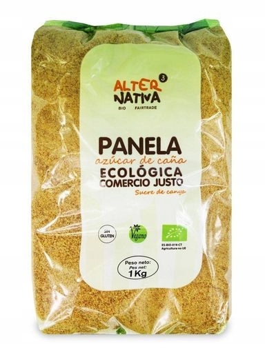 2x Alternativa Cukr třtinový panel bezlepkový Bio 1 kg