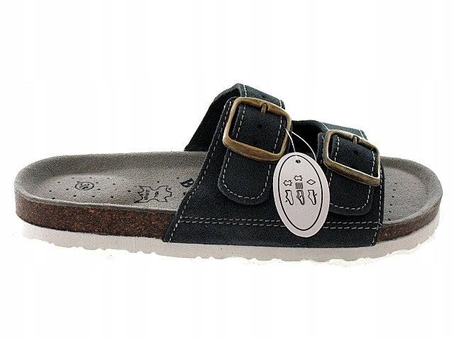 PROFILOWANE klapki DAMSKIE obuwie SKÓRZANE BIO 39 Marka inna