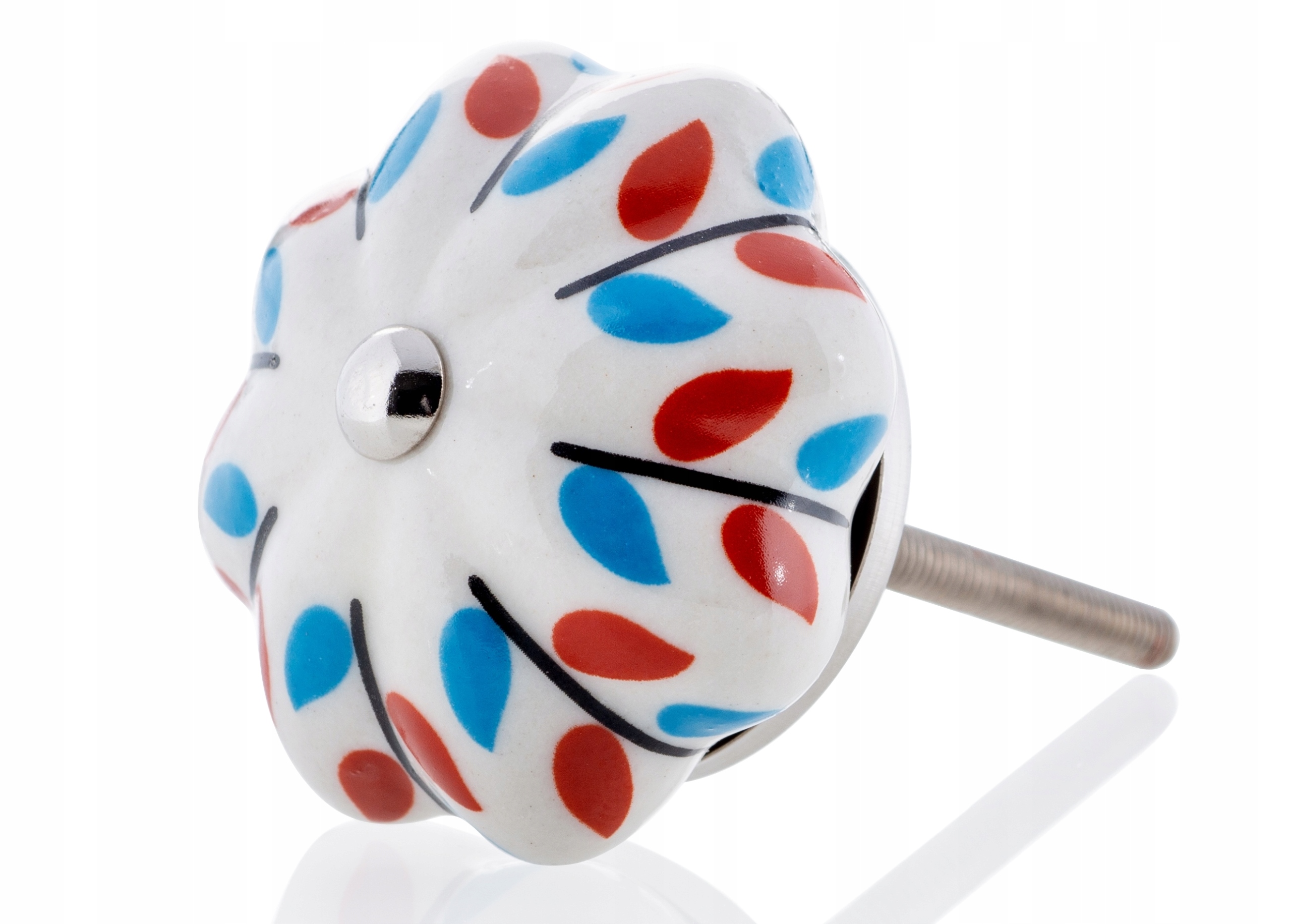 

Uchwyt Meblowy Gałka Porcelanowa malowana Retro 94