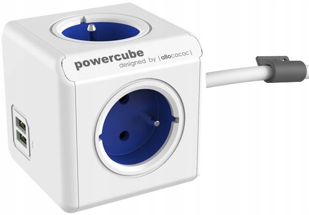 

PowerCube Extended niebieski przew. 1,5m 4 gniazda