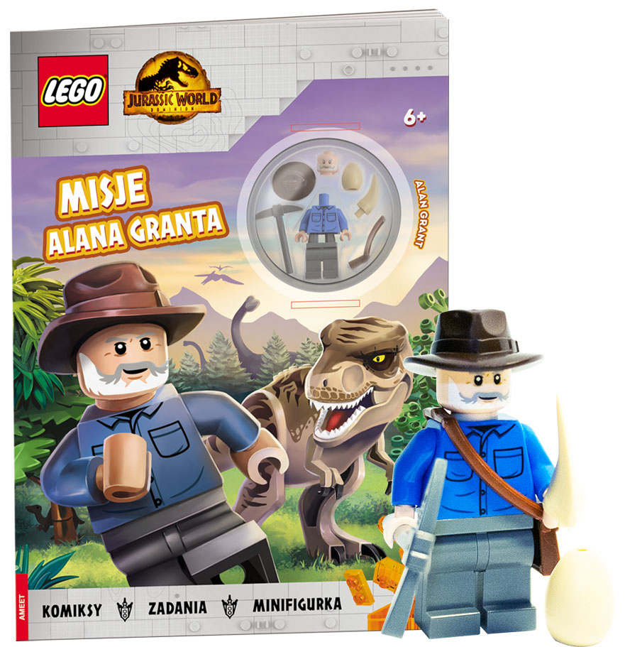 LEGO Jurassic World Misje Alana + ALAN GRANT - KD
