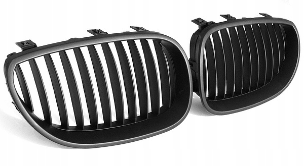 Grilovací mřížka Bmw 5 E60 E61 03-10 černá matná
