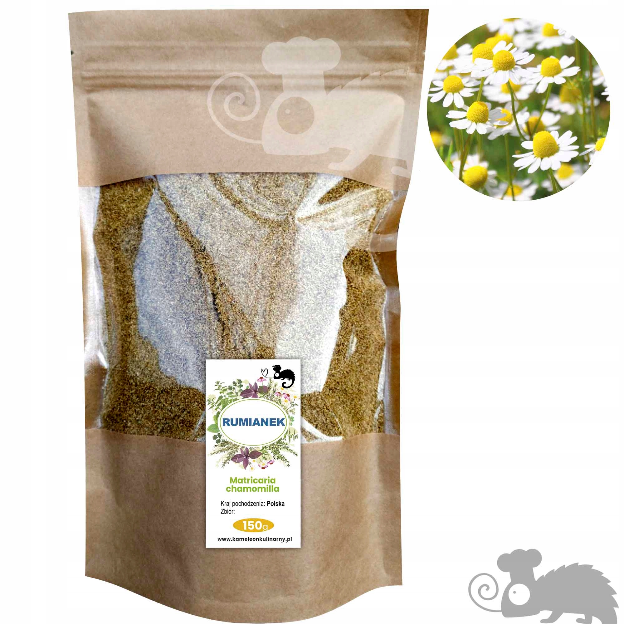 

Rumianek Kwiat suszony koszyczek rumianku 150g