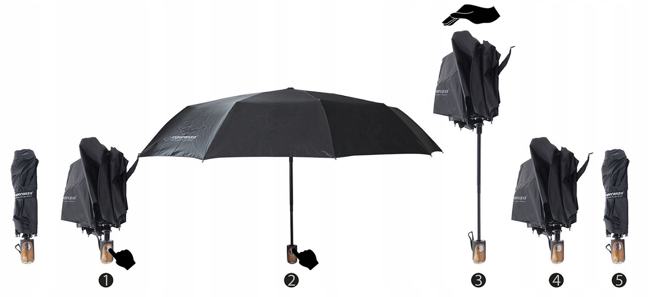 ESPERANZA PARASOL AUTOMATYCZNY SKŁADANY XL AUTOMAT Model ES-EOU002K-01A