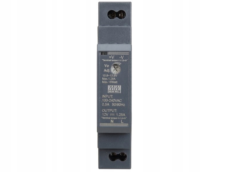 HDR-15-12 ZASILACZ DIN 12VDC/1,25A