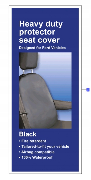 WODOODPORNY POKROWIEC NA SIEDZENIA PRZÓD TRANSIT