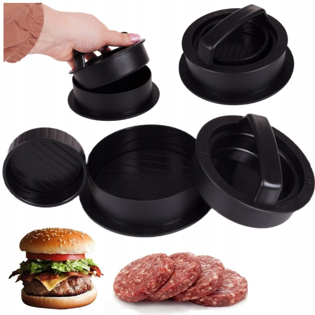 

Prasa Forma Do Hamburgerów Burgerów Kotletów 3w1
