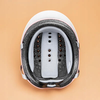 Kask jeździecki Fouganza 100 różowy Model 4154633