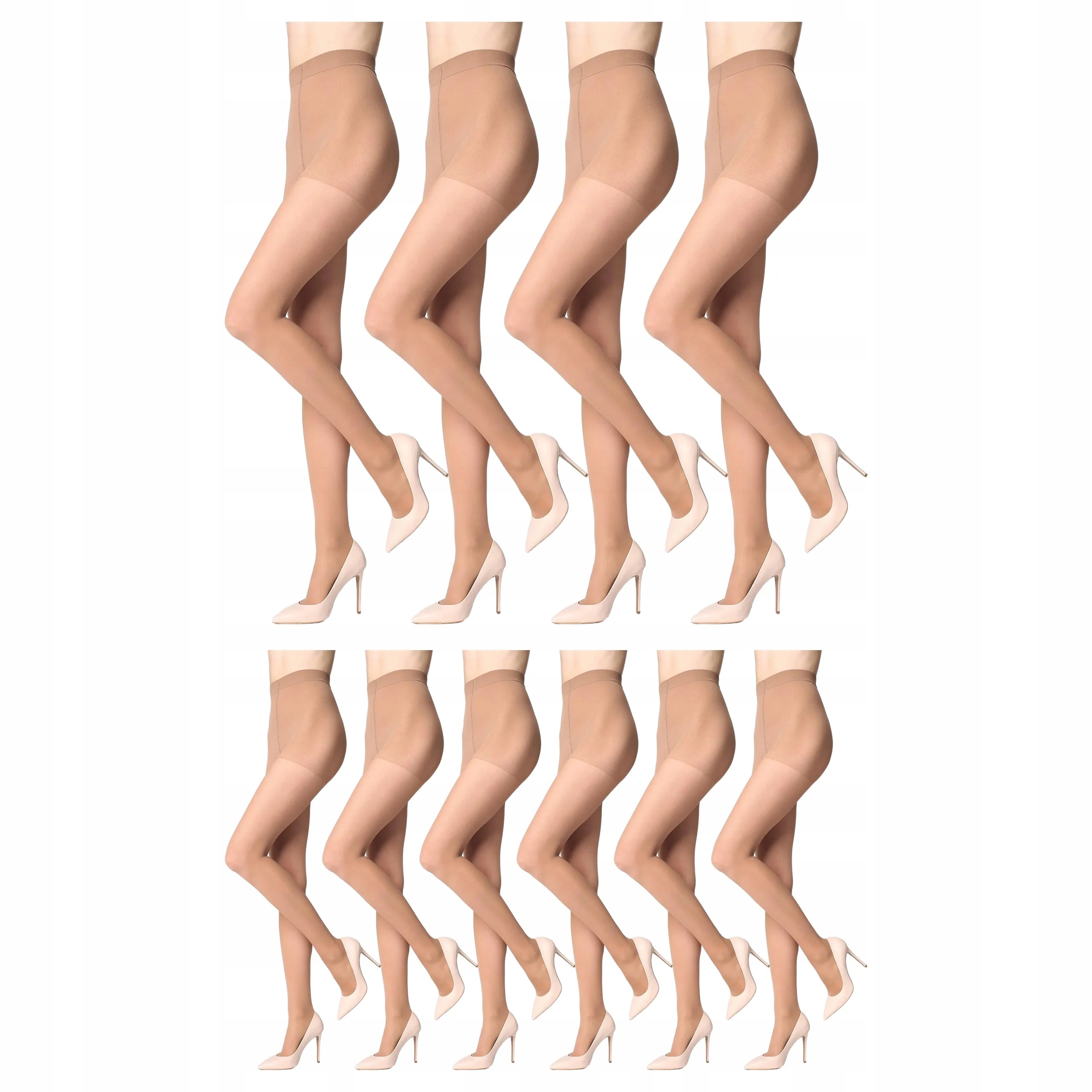 10 x Protikřečové punčocháče Relax 20 den Marilyn Beige 2-S