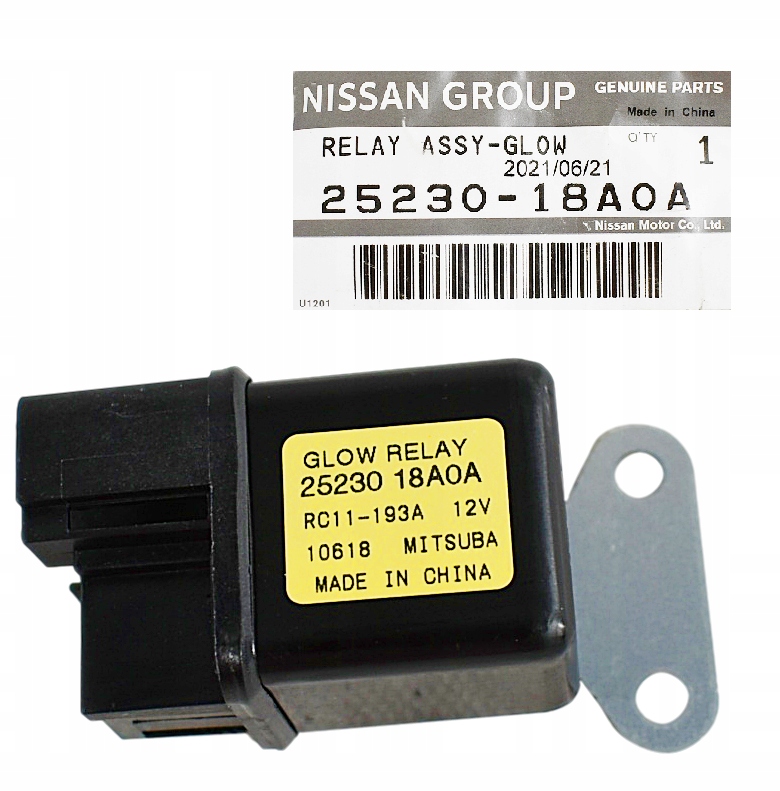 25230-18A0A - OE NISSAN PATROL GR РЕЛЕ СВЕЧЕЙ НАКАЛИВАНИЯ