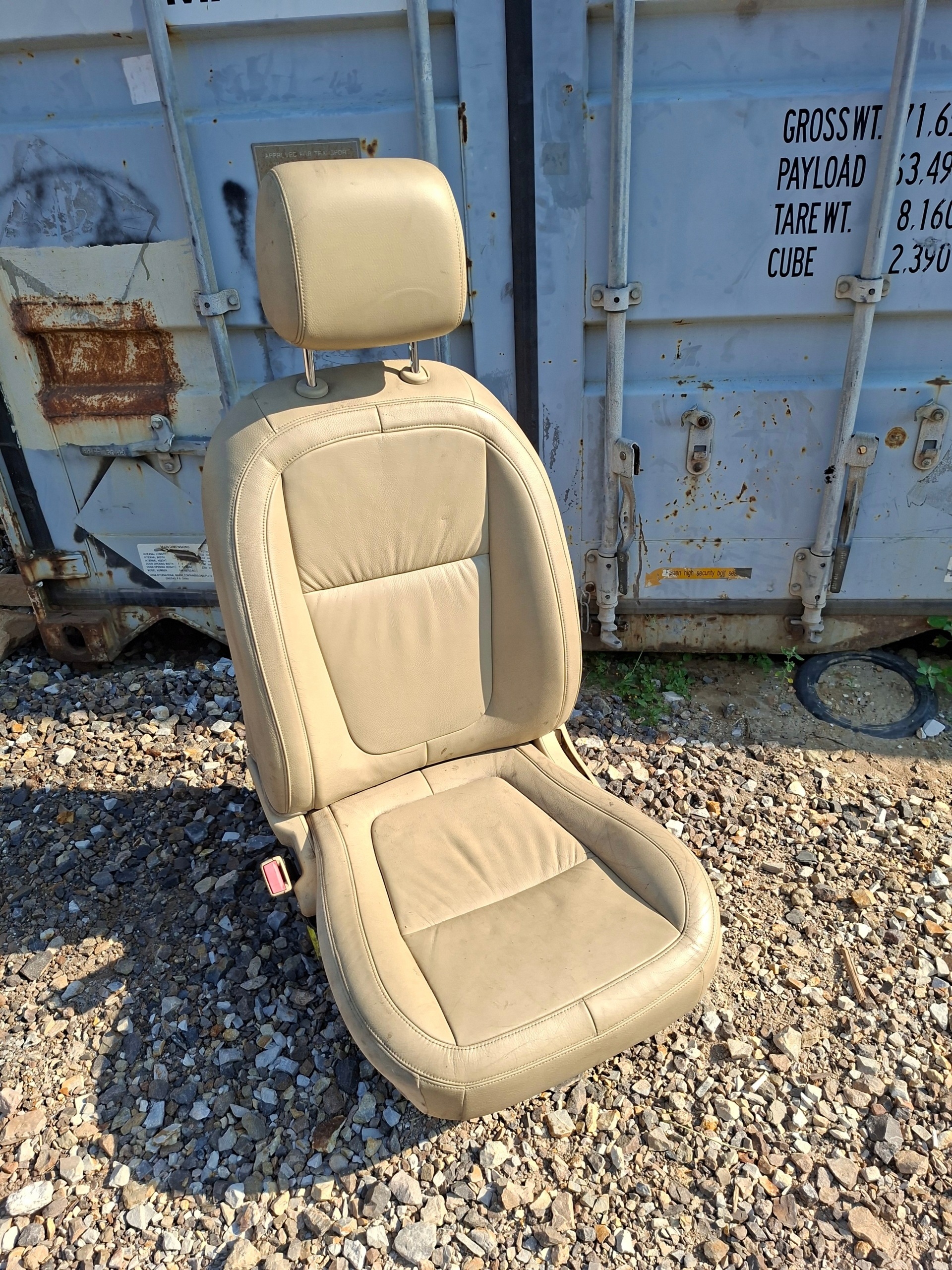 seat front left front JAGUAR XF X250 jasna leather