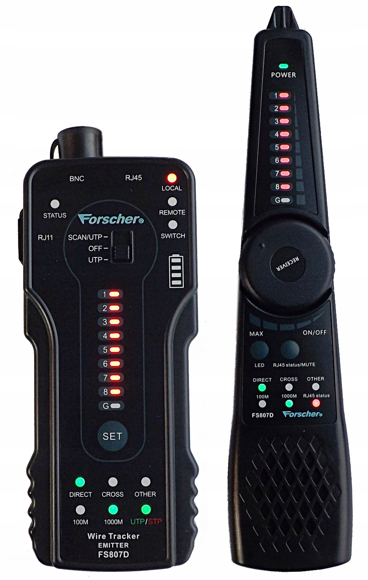 

Precyzyjny Szukacz Par Tester Lan FS807D Forscher