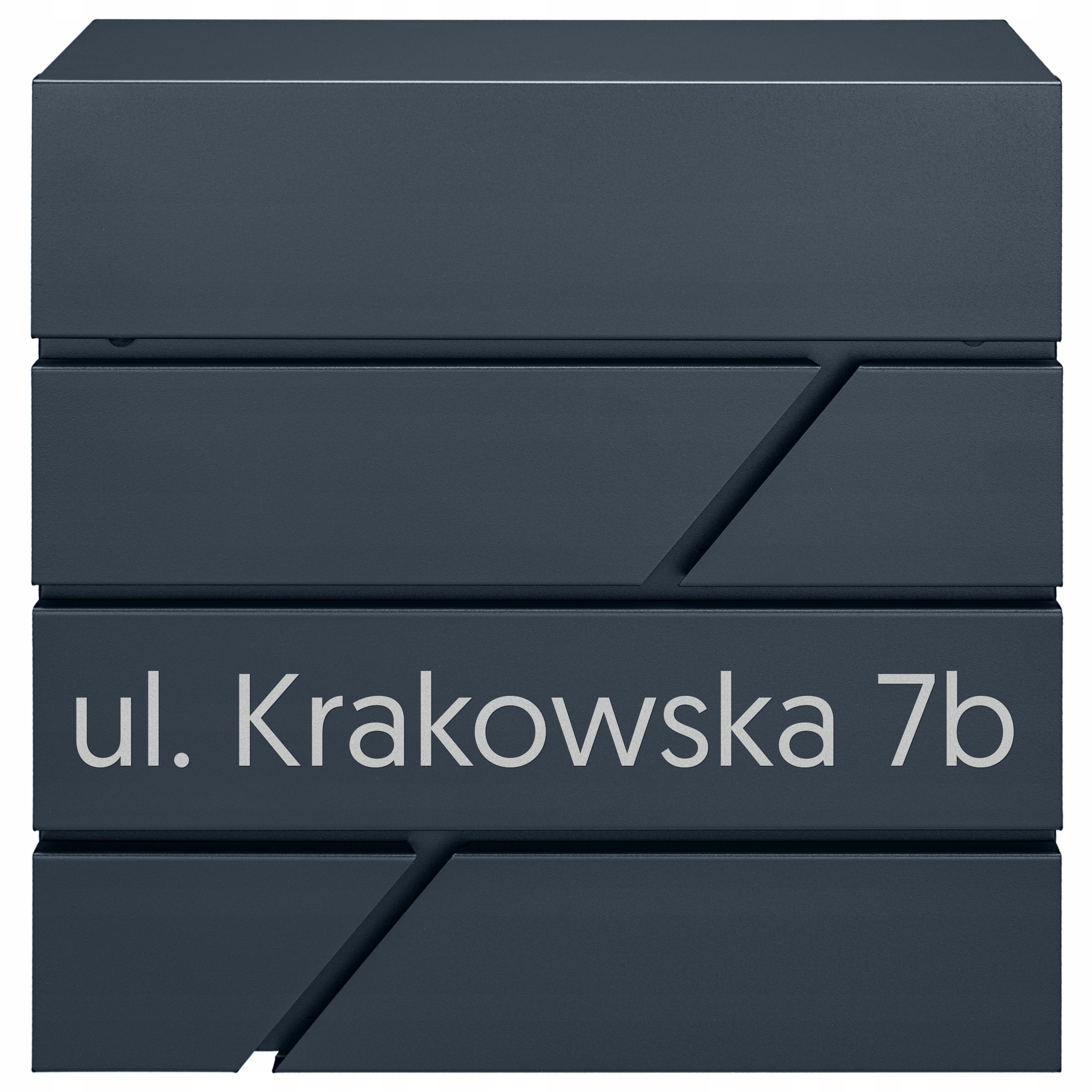 

Skrzynka Pocztowa Na Pocztę Antracyt Numer Domu