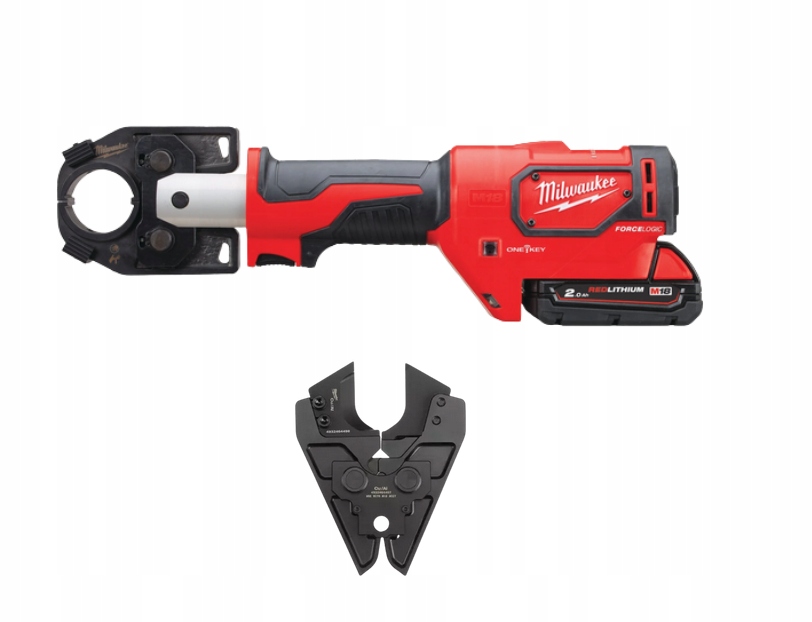 Milwaukee M18 HCCT-201C Krimpovacie Kliešte Hydraulická 18V Rezná Hlavica
