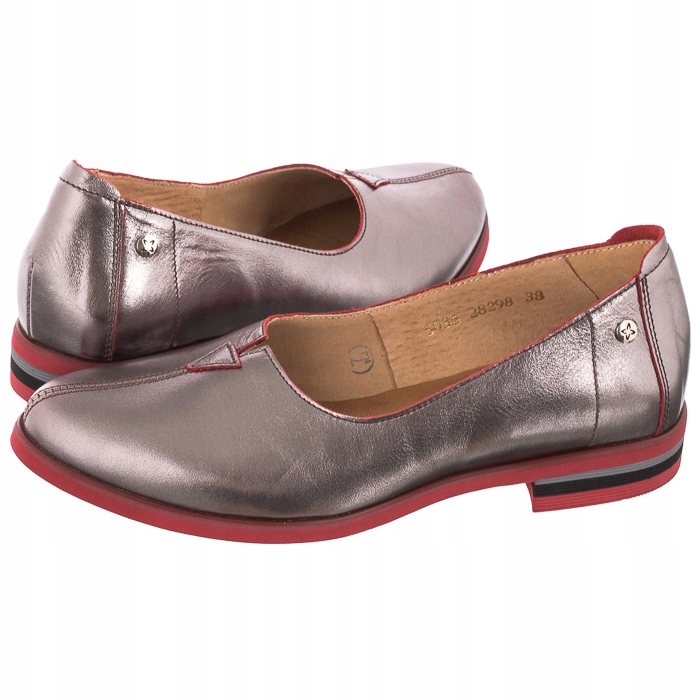 

Buty Damskie Półbuty Maciejka Miedziane 05035-42